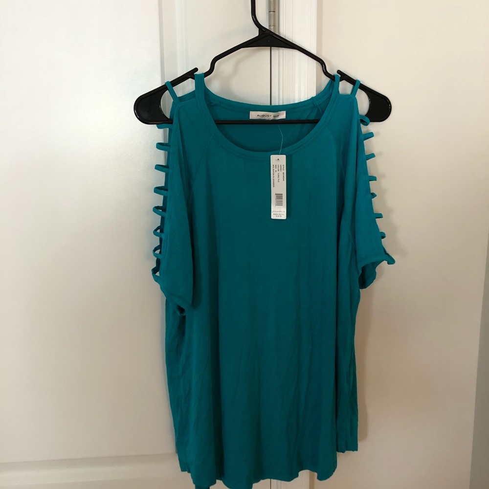 Autumn Silk Tee with fun sleeves